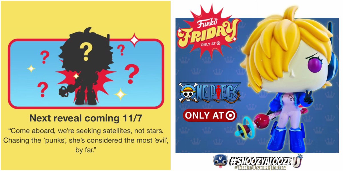 TheeUncleJerry's tweet photo. ๐ฃ๏ธ Next weeks Target Funko Friday drop..
๐๏ธ 11/7/25
โฐ 2am CST/3am EST
Pop! One Piece - Lilith
Early Links..
Main: https://t.co/H8jIOa2u1K
Direct: https://t.co/EHyuDDmbfB
๐ Runs 10/17-11/14. Limit 2 units per item, per order.
#Funko #Target #FunkoFriday #onepiece #ad https://t.co/dnkPzppQSQ