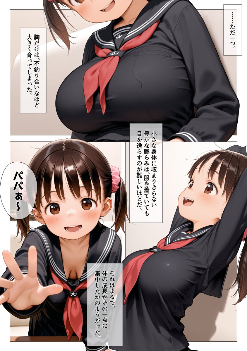 OpenPicGallery's tweet photo. うちの娘こころは一部だけ成長してしまった……

<1/4>
#漫画の読めるハッシュタグ https://t.co/Kla9Tbpvao