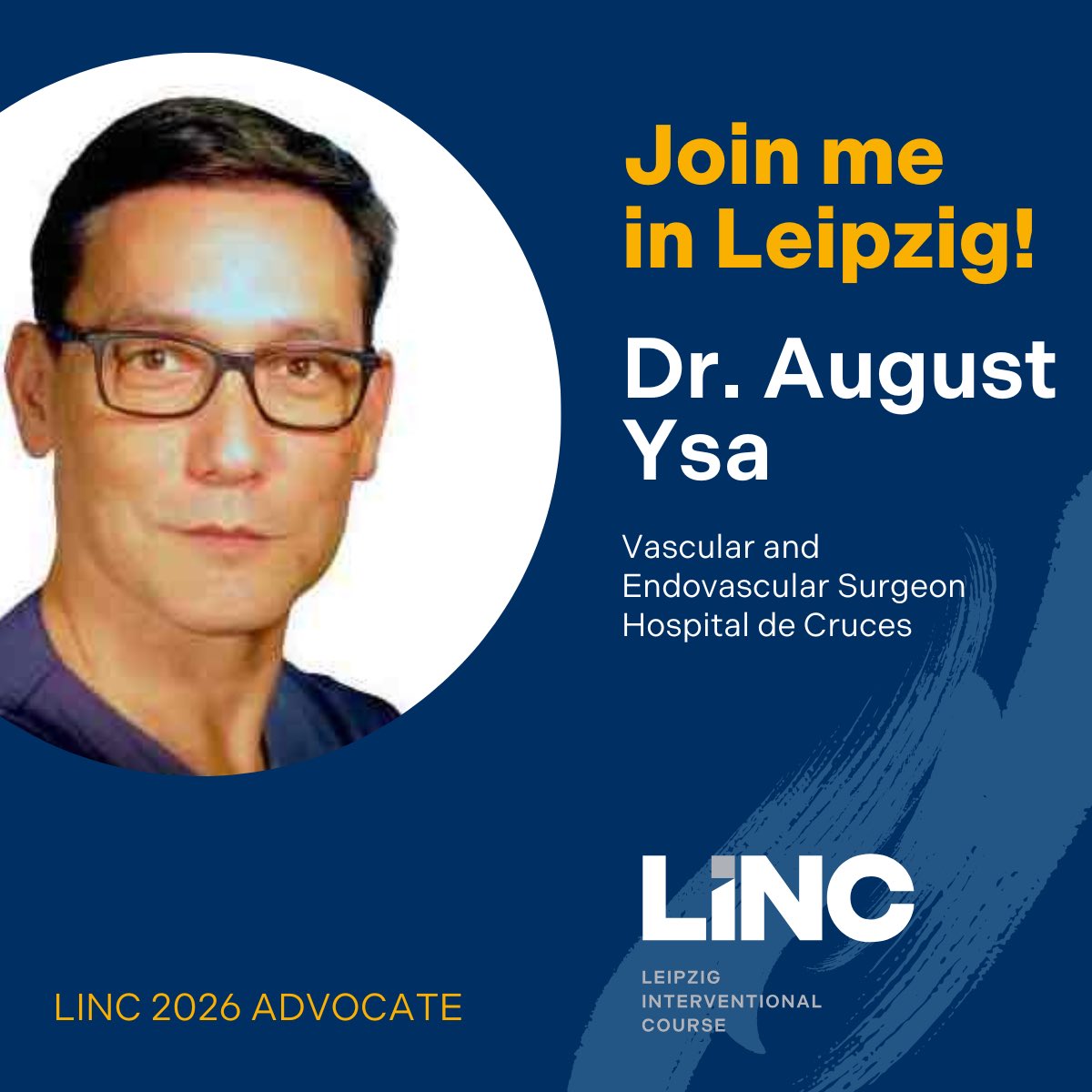 I’m proud to share that I’m serving as a LINC 2026 Advocate.
LINC brings together the global endovascular community, real-world learning, and meaningful exchange.
Join me in Leipzig, Germany, 27–30 January 2026.

<a href="/Vascupedia_com/">Vascupedia</a> <a href="/_backtable/">BackTable Vascular and Interventional</a> <a href="/AMPSymposium/">AMP the CLTI Meeting</a>