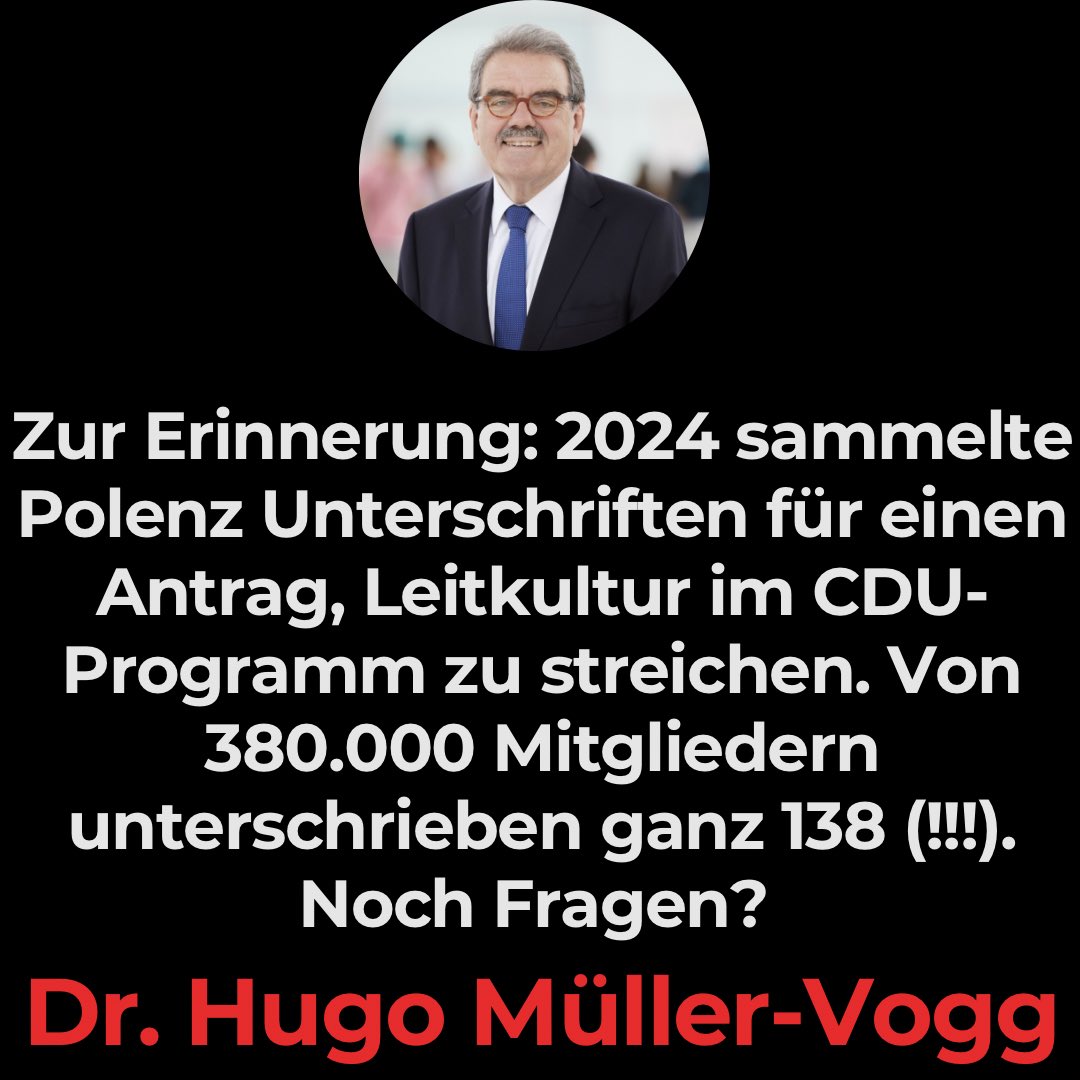Dr. Hugo Müller-Vogg tweet media