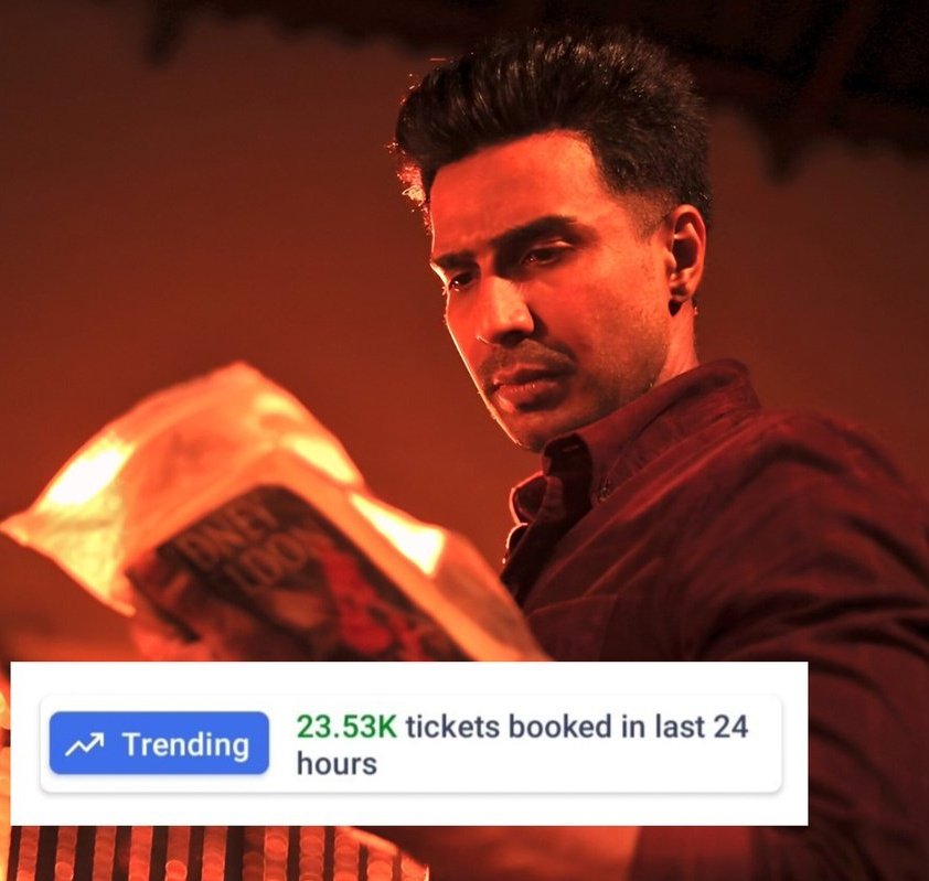 #Aaryan storms ahead with 🔥 23K+ tickets sold in just 24 hours on <a href="/bookmyshow/">BookMyShow</a>!

Day 2 kicks off on a strong note 💪

<a href="/TheVishnuVishal/">VISHNU VISHAL - VV</a> <a href="/VVStudioz/">Vishnu Vishal Studioz</a>