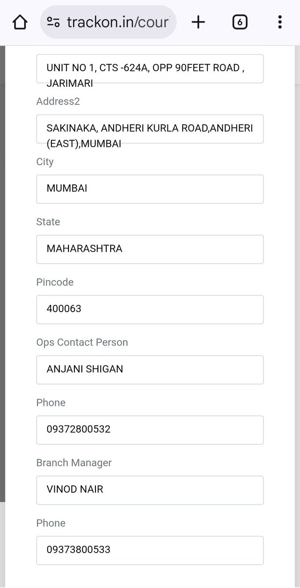 Dev4evers's tweet photo. @TrackonCouriers बार-बार यही अनुभव - आपके contact numbers या तो switch off रहते हैं या “not in use” दिखाते हैं।
ग्राहकों को जानकारी के लिए कहाँ जाएँ?
Screenshot attached - कृपया संज्ञान लें। https://t.co/HwSyD2gpKk