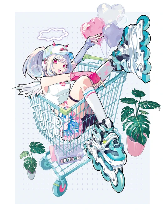 shopping cart angel