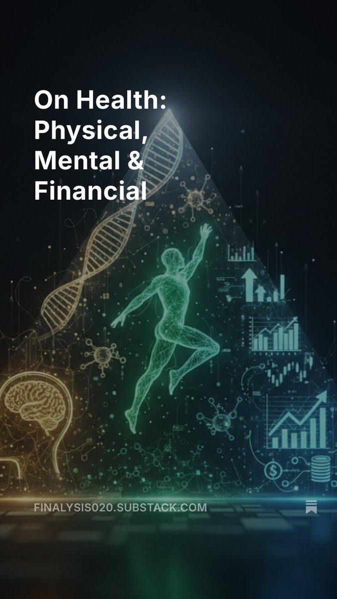 Finalysis20's tweet image. You rise up, get promoted in your job. 
Or 
You grow and expand your business

You earn money, create wealth, secure yours and your family&apos;s future.

But in the quest of it all, are you ignoring something?

My thoughts in my latest substack post.
Link in the comment below
👇👇