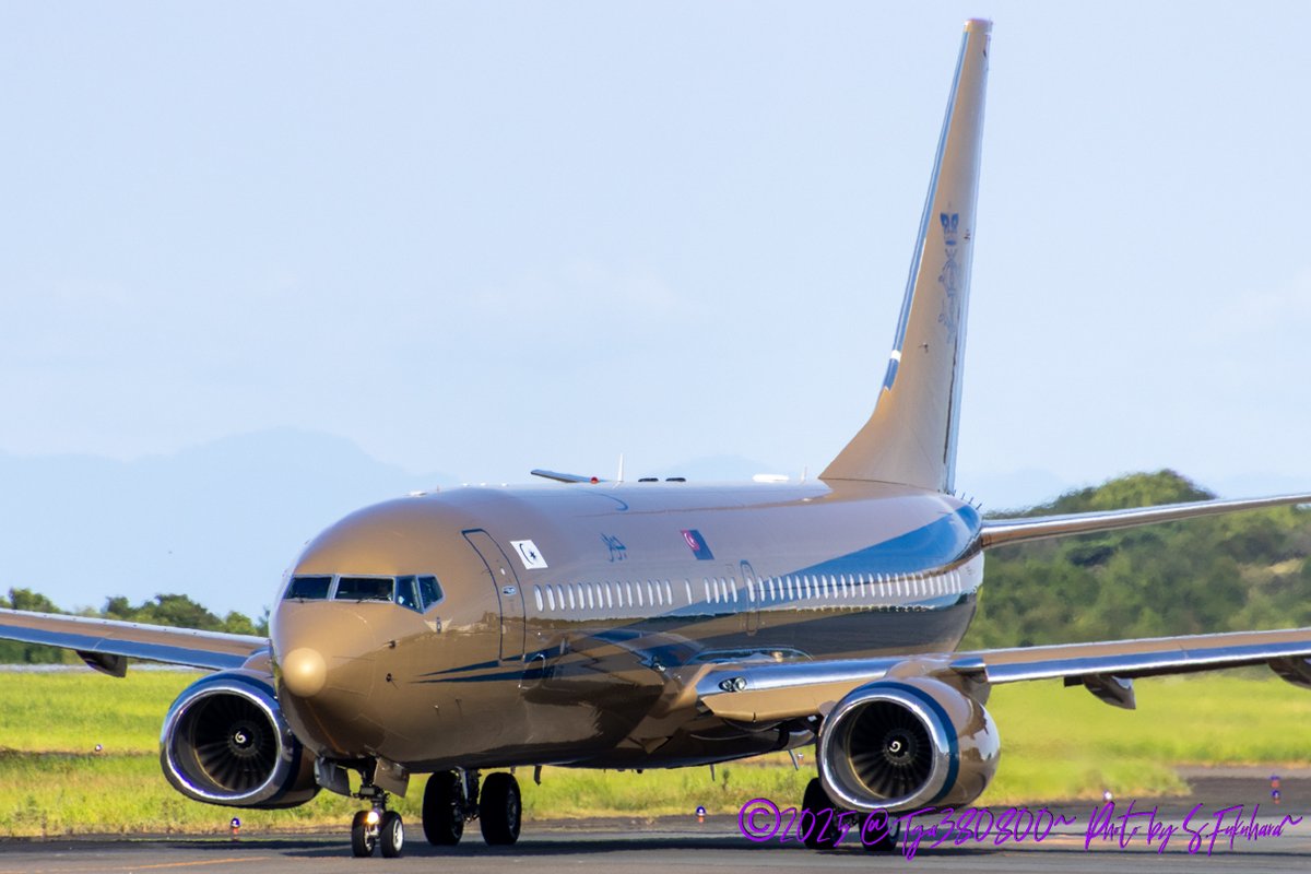 金パパ Airline:Sultan of Johor Aircraft:B737-800(WL)BBJ2 Locations:FSZ