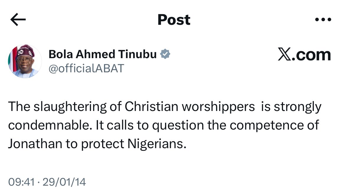 HarmlessHQ's tweet photo. Even president Tinubu share similar thoughts with President Trump. https://t.co/hkOEdNNzpJ