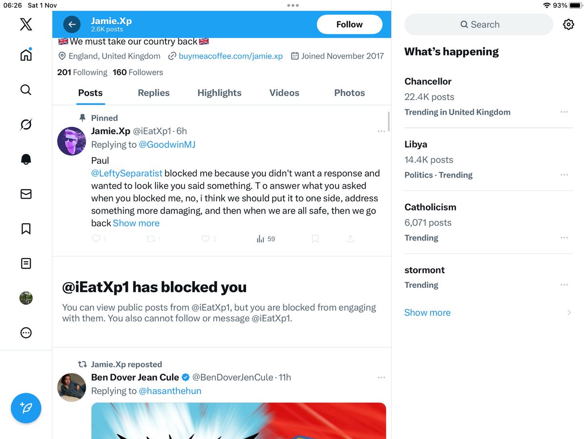 UniqueGav's tweet image. Lol, couldn’t make it up. His pinned tweet, whinging abiut being blocked. 😂😂😂