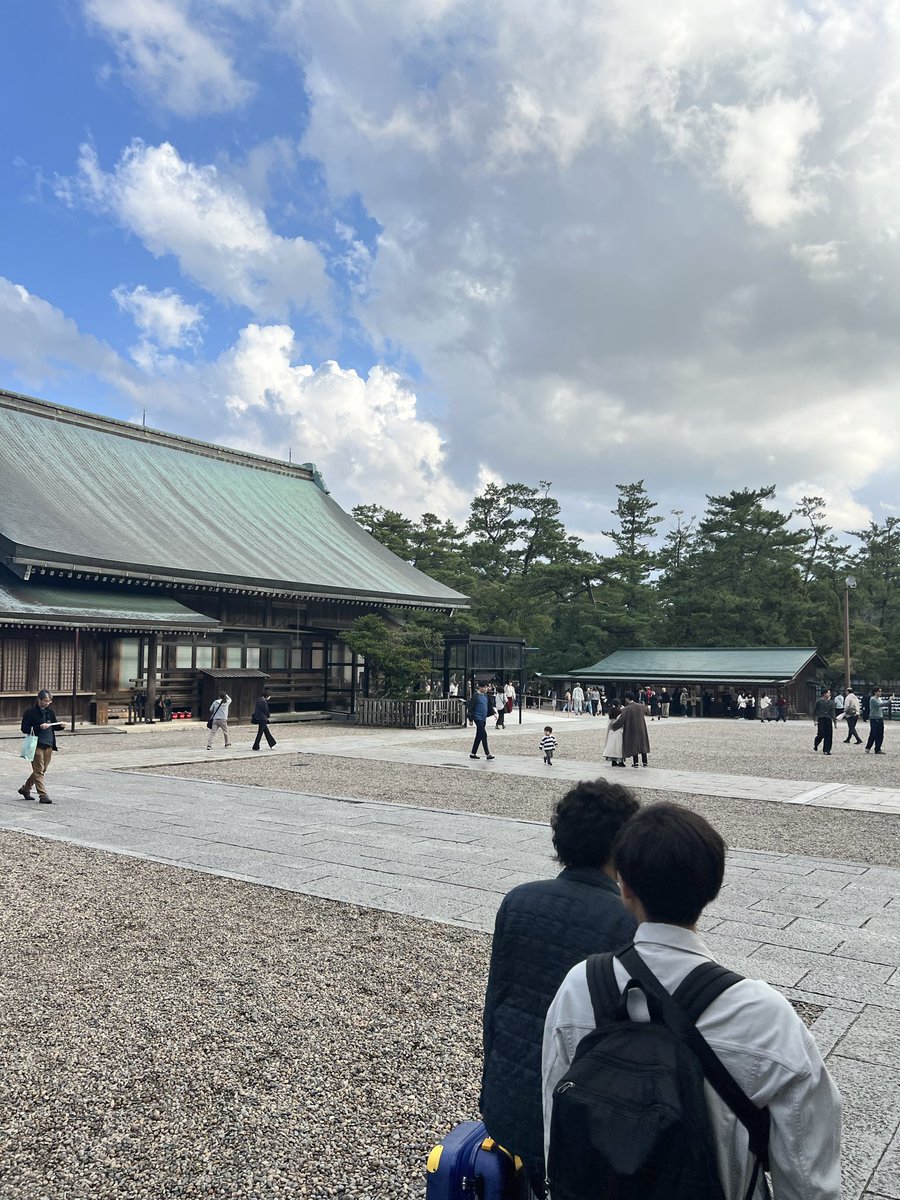 我出雲大社に参拝！
これからの健康長寿を祈ってきました！