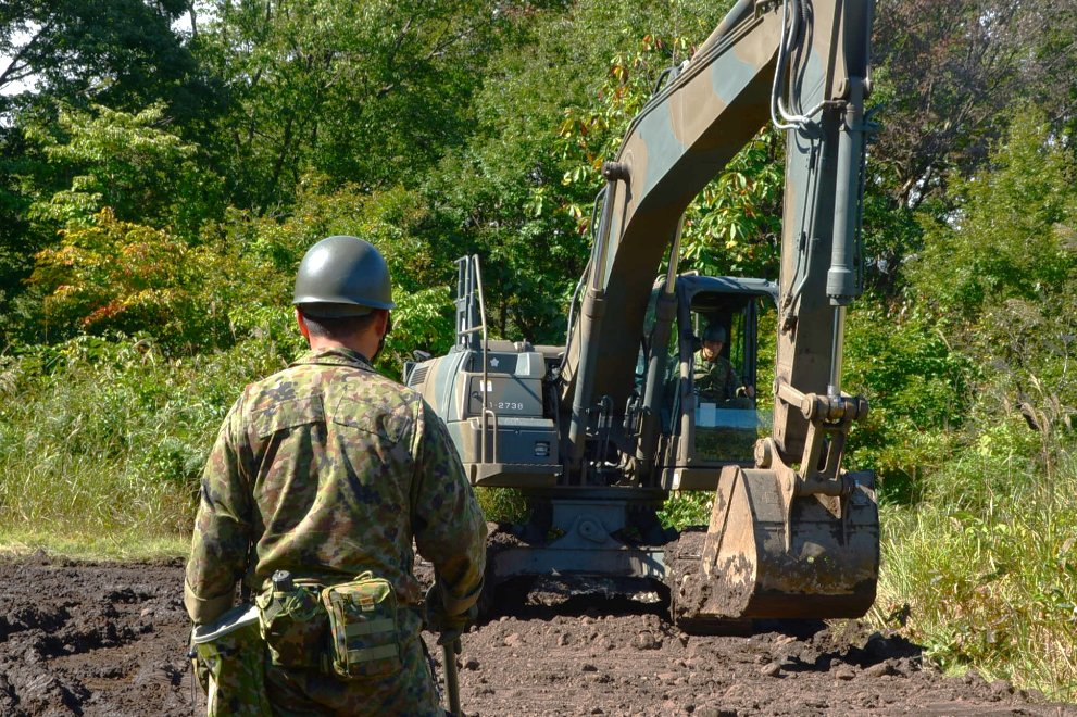 関山演習場整備の第2弾！ 今回は #306施設隊 と #中央即応連隊 施設