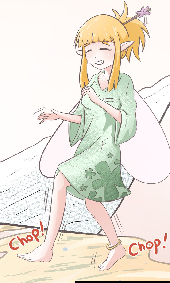 Aether01Aether's tweet image. 🟢Remember this little fairy doing her &quot;fun&quot; job at the demon world&apos;s spa?
(deviantart.com/itsfuzze/art/M…)

She&apos;s back! And we&apos;ll soon find out what other &quot;fun&quot; situation she&apos;s in!

🟢Look out for the next chapter in the coming days! ^^