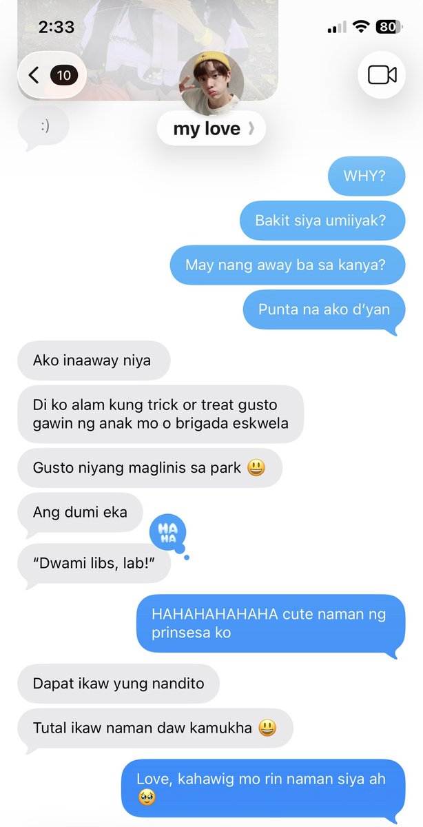 alasiete_'s tweet photo. 🧹
— a #sunjake one-tweet au 

trick or treat ni baby mia with her papa lab (sjy) https://t.co/1vsHVp1J6f
