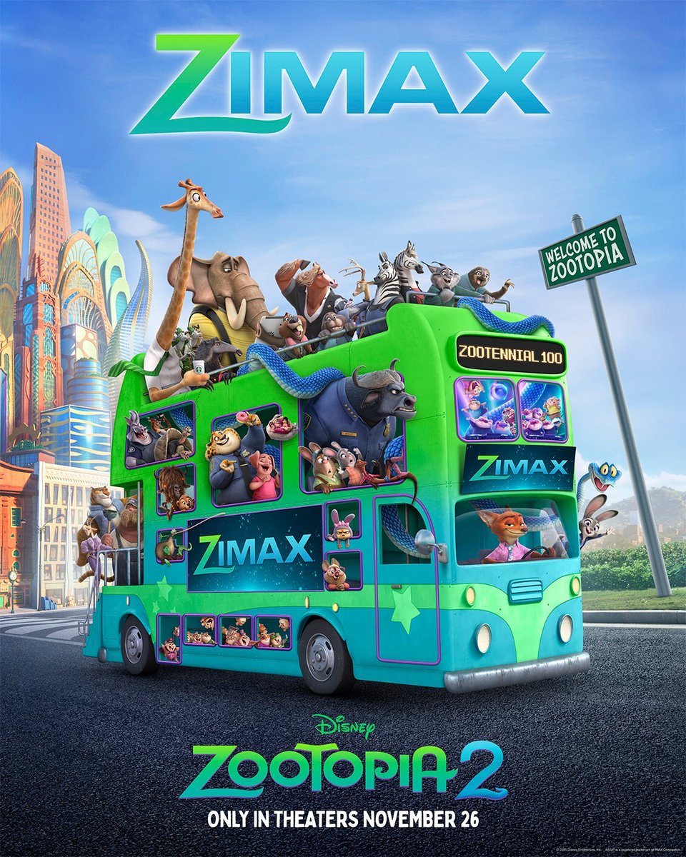 BreakingViews4u's tweet photo. #Zootopia2 (2025)
#Zootopia #zootopiamovie #Imax #4DX #ScreenX #Reald3D #Reald https://t.co/Urcy2AZzVl