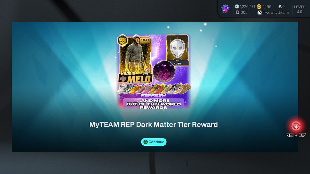 first dark matter rep in the world <a href="/NBA2KMyTEAM/">NBA 2K MyTEAM</a>