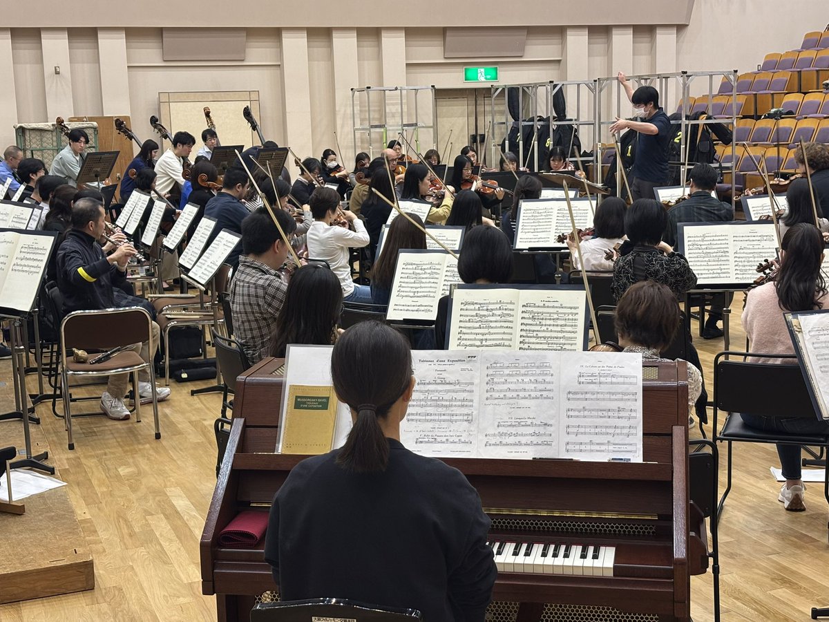 今日は11/2《守山特別演奏会》のリハーサル🎺 太田弦さんと角野未来