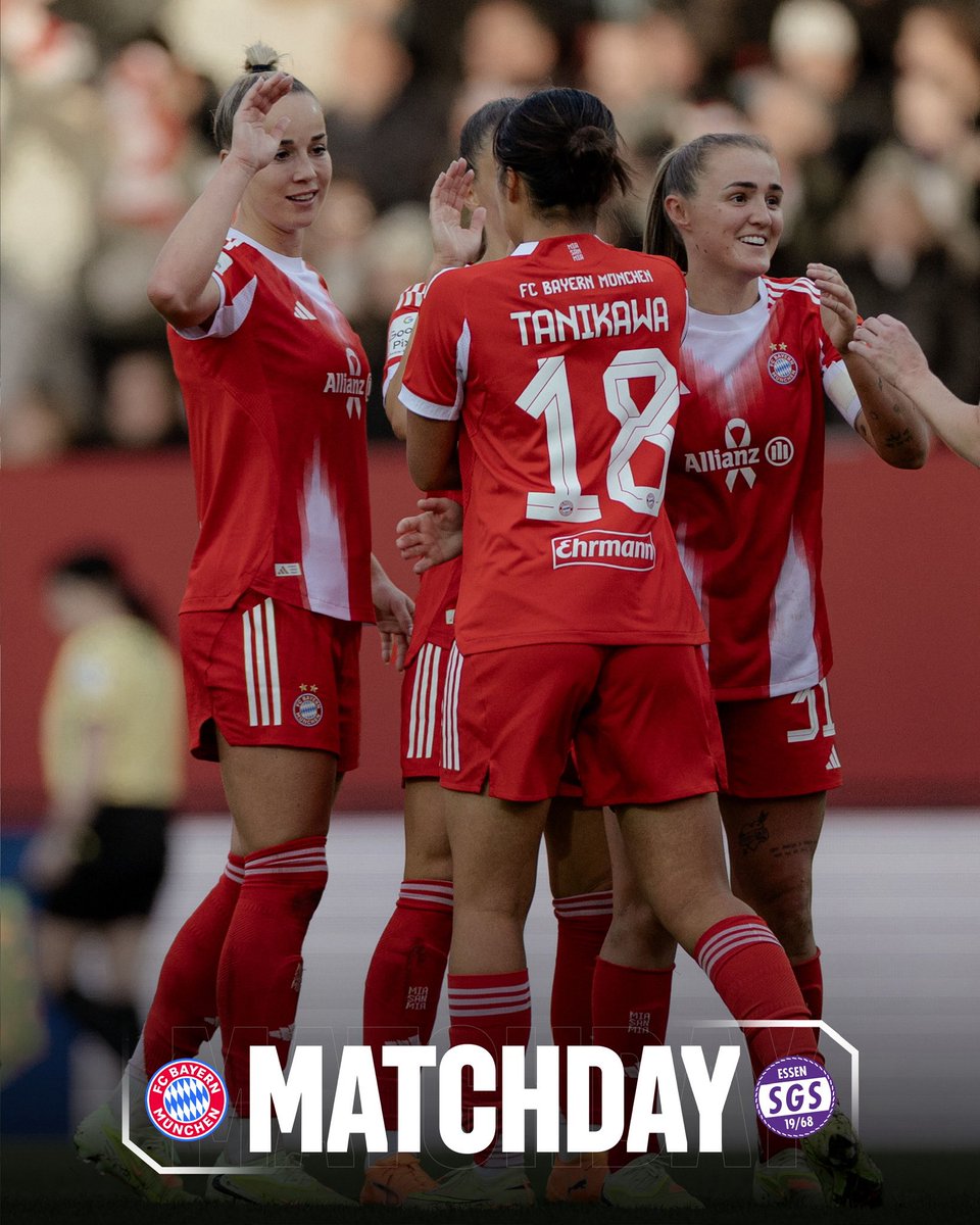 𝐌𝐀𝐓𝐂𝐇𝐃𝐀𝐘! 🏟️💯

#PACKMAS zuhause gegen die SGS Essen! 🙌

14 Uhr | Live bei Magenta Sport &amp; DAZN