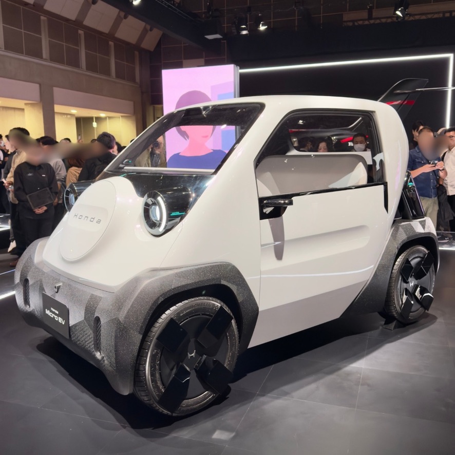 Honda’s Micro EV, which has debuted at #JMS2025, is super cute 🥰! #HondaJMS2025 🇯🇵 🚗💨