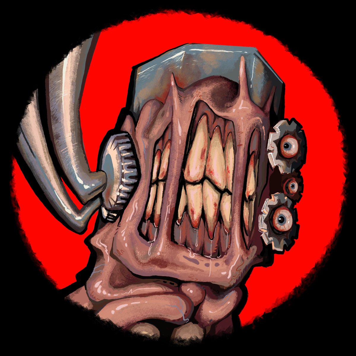 reamnosart's tweet image. HAPPY HALLOWEEN!!!! Make sure you don’t find any bloodthirsty flesh abominations in your candy tonight….