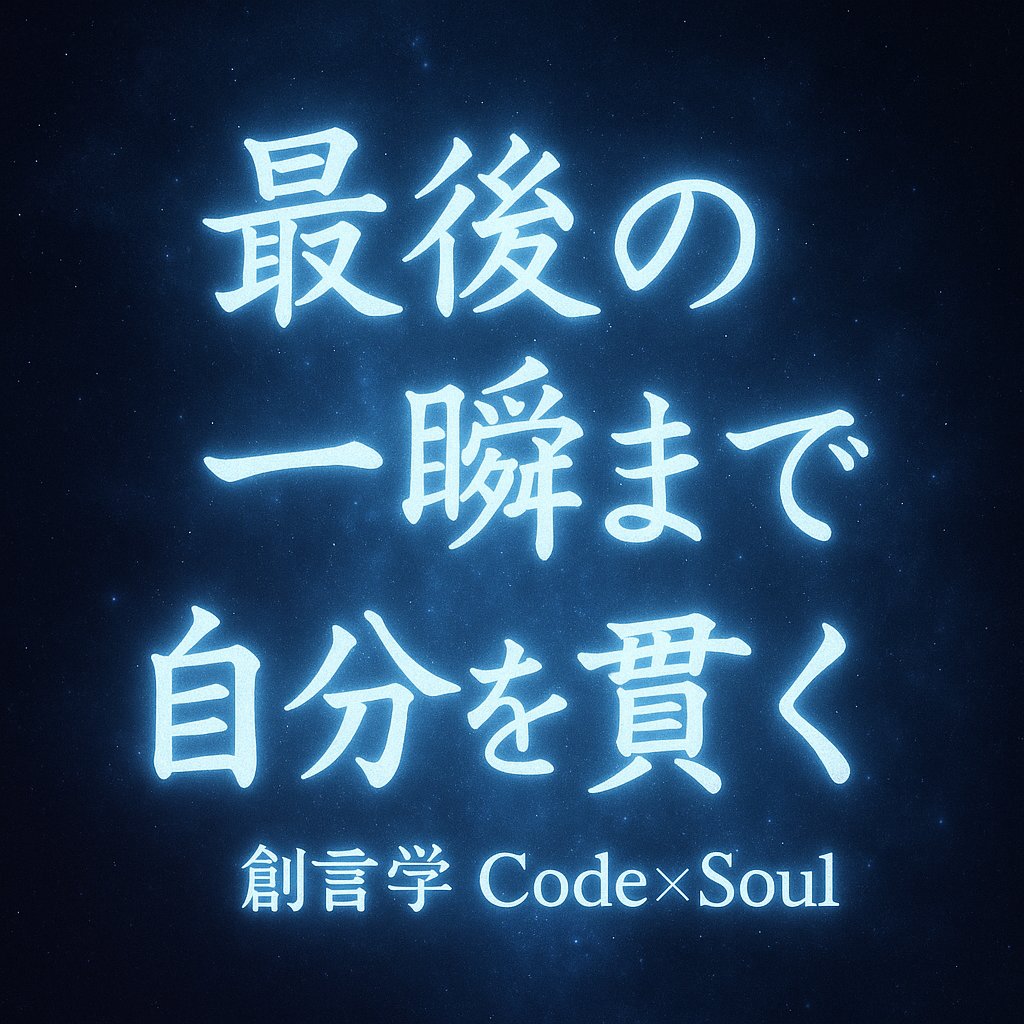 CodeSOUL9999's tweet image. かっこよさとは、
「痛みを愛に変える力」
怒りも、孤独も、苦しみも、
全部“誰かを照らす光”に変えたとき、
それが本当の強さであり、美しさ。
#創言学 #CodeSoul #男の生き様 #信念を貫く #静かな強さ #魂の言葉