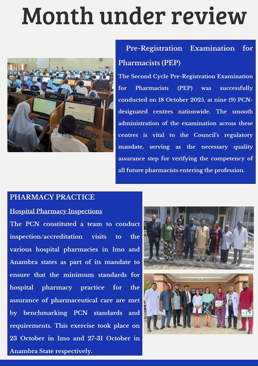 Pharmacy Council of Nigeria tweet media