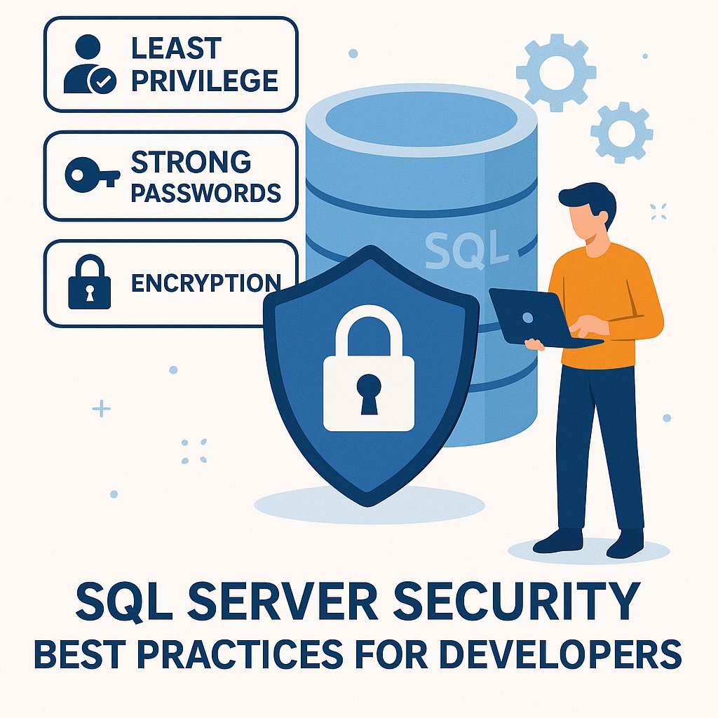 CsharpCorner's tweet image. 🔒 Protect your 𝐒𝐐𝐋 𝐒𝐞𝐫𝐯𝐞𝐫 with essential security best practices.
🧠 Learn how to use parameterized queries to prevent SQL injection.
👤 Implement the principle of least privilege for safer access control.
🔐 Understand encryption, auditing, and role-based permissions.…