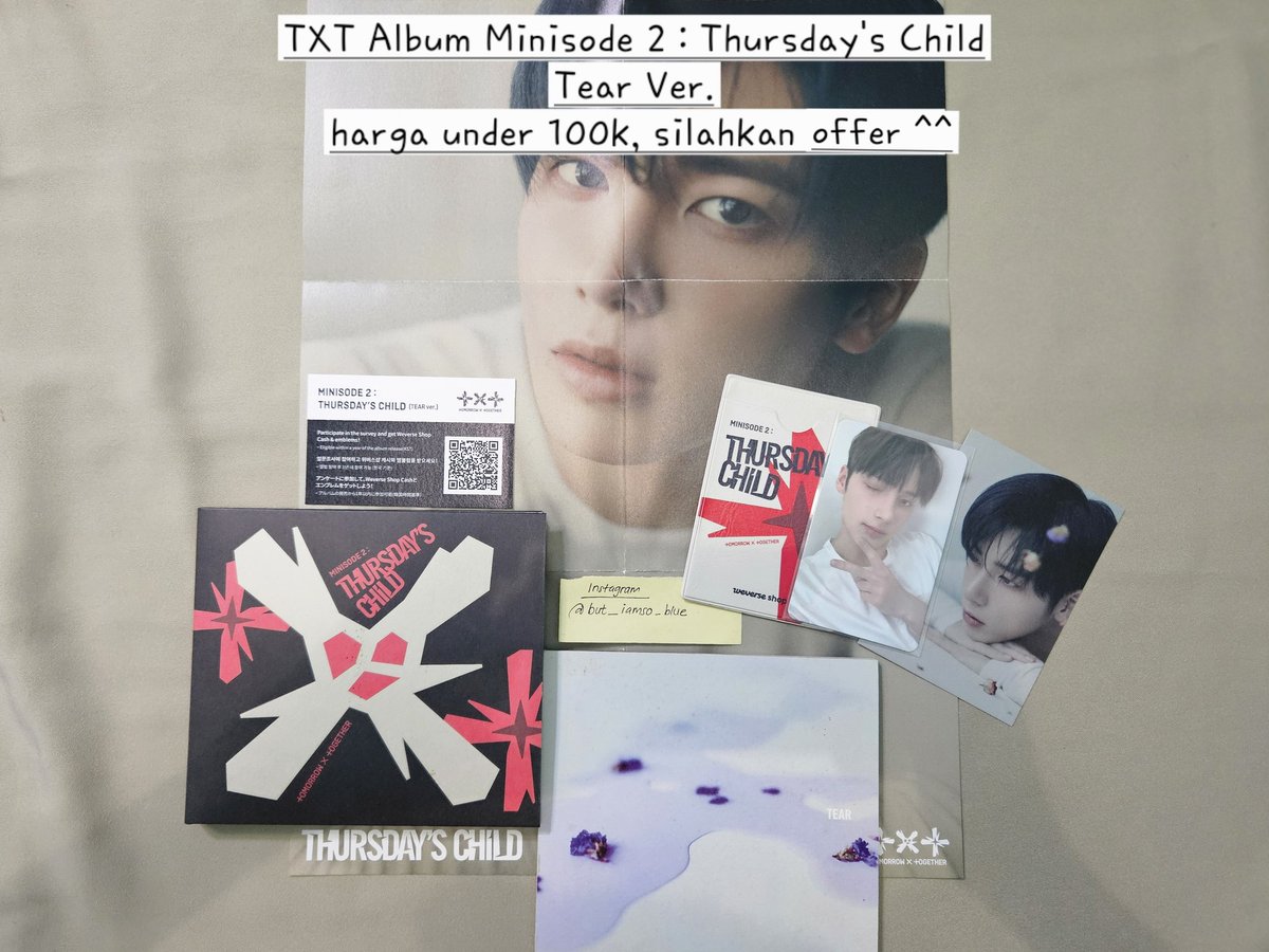 123igotcha's tweet photo. WTS / WANT TO SELL
[help rt]
ALBUM &amp; Photocard TXT 

📍Lokasi : Palembang
✨️ cek kondisi by DM 
✨️ Harga Album dan paket bundling silahkan offer di DM 
✅️ Bisa sh00pe by req atau manual
✅️ fullpay
✅️ Keep DP 50%
❌️ excl packing &amp; adm https://t.co/3pBSUCwuyi