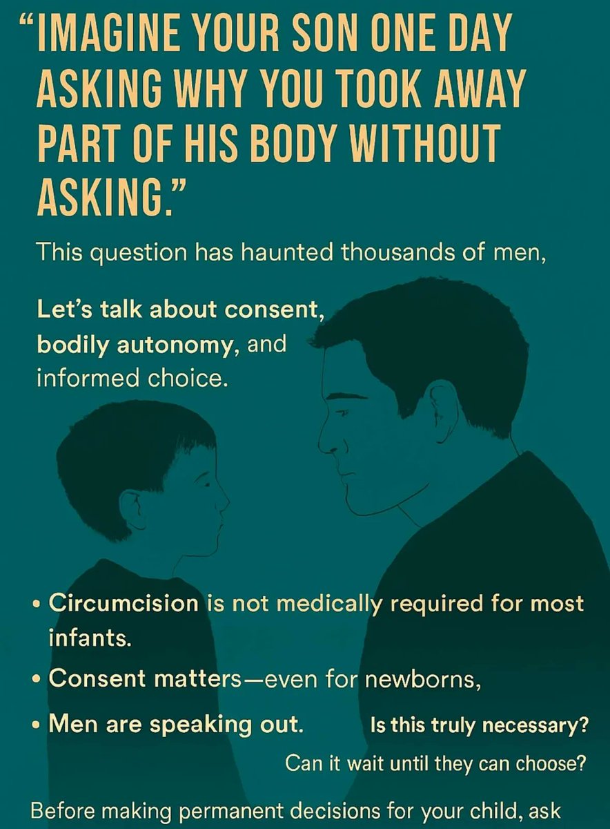 Every day, more voices rise against circumcision. The truth is spreading — protect the next generation.