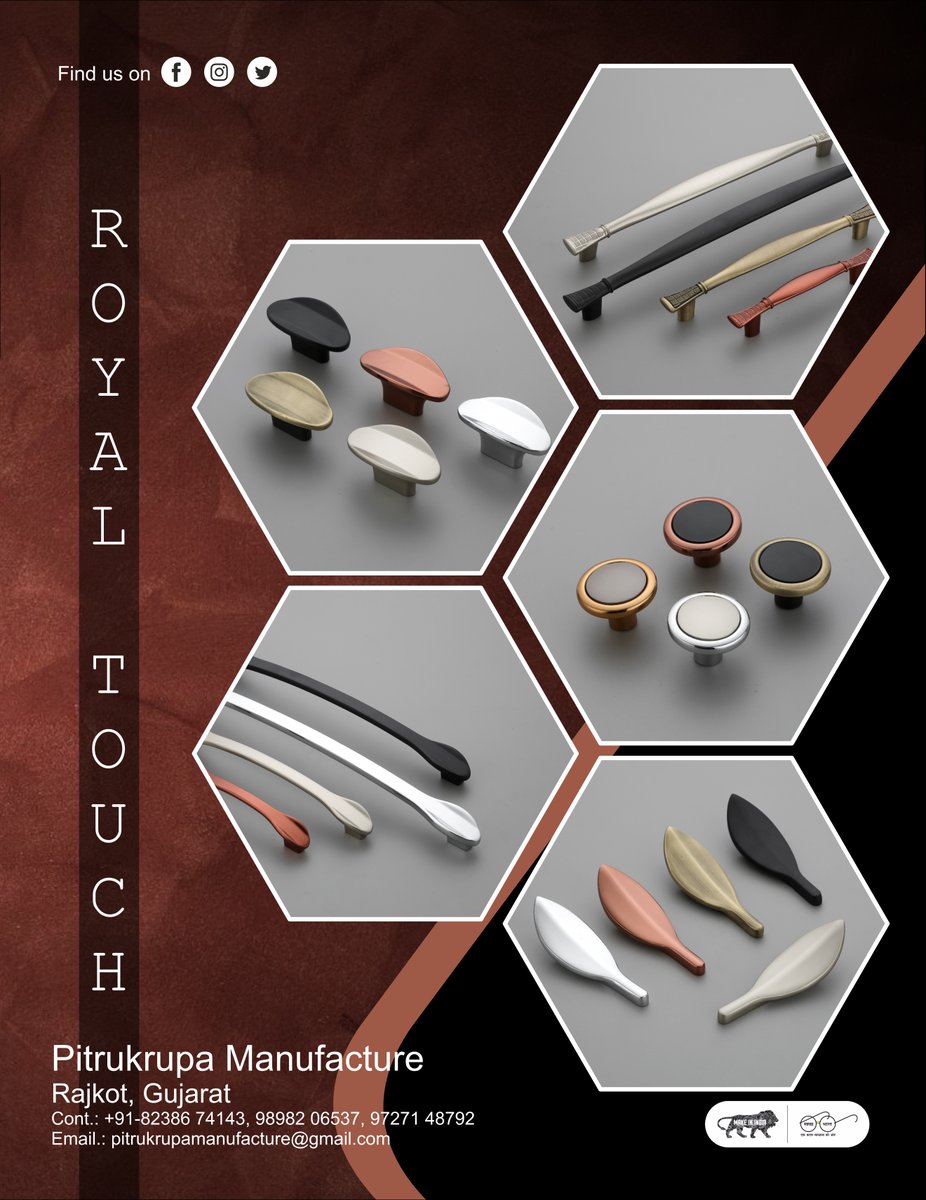 clue_hardware's tweet image. Explore Our Wide Range Online : lnkd.in/ghxjVccK

📢 CALLING ALL DEALERS &amp;amp; DISTRIBUTORS! 

📍 Area of Interest:  Maharashtra
📞+91 99989 01754

#DealerWanted #DistributorSearch #BusinessOpportunity #ChannelPartner #HardwareFittings #HomeDecor #InteriorDesign  #Rajkot