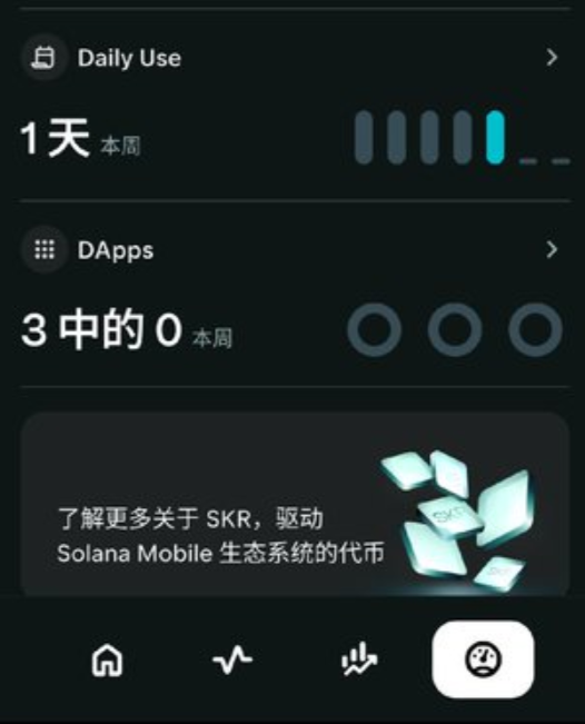 0x_bigOK's tweet image. solana手机必做系列之三，趁别人没拿到手机

1. 领取月鸟nft
2. 领取zama的discord创世角色，详见我这一条推文 x.com/0x_bigOK/statu…
3. 每日登陆活跃手机刷等级
点击右下角看起来像个仪表盘一样的按钮，进入Seeker活动页面，越活跃升级越快

--钱包链上活动统计，Solana链上的交易数量…