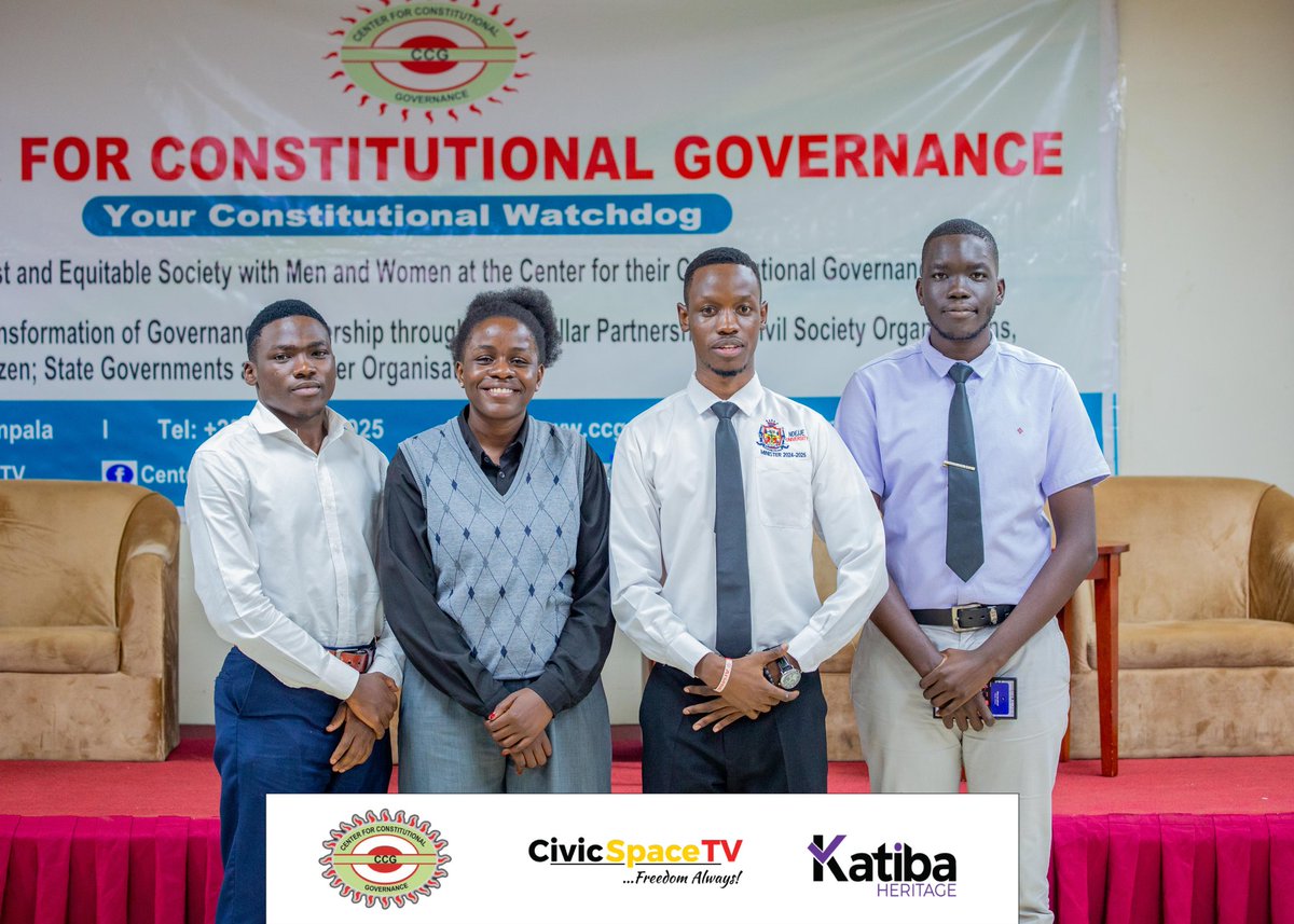 NdejjeUnive's tweet photo. We proudly recognize our four outstanding students who represented Our University under the #HopeInitiative Club at the recent Inter-University Debate Their eloquence, critical thinking, and commitment showcased the true spirit of our institution and led us to the Semis https://t.co/mIlU67fHrX