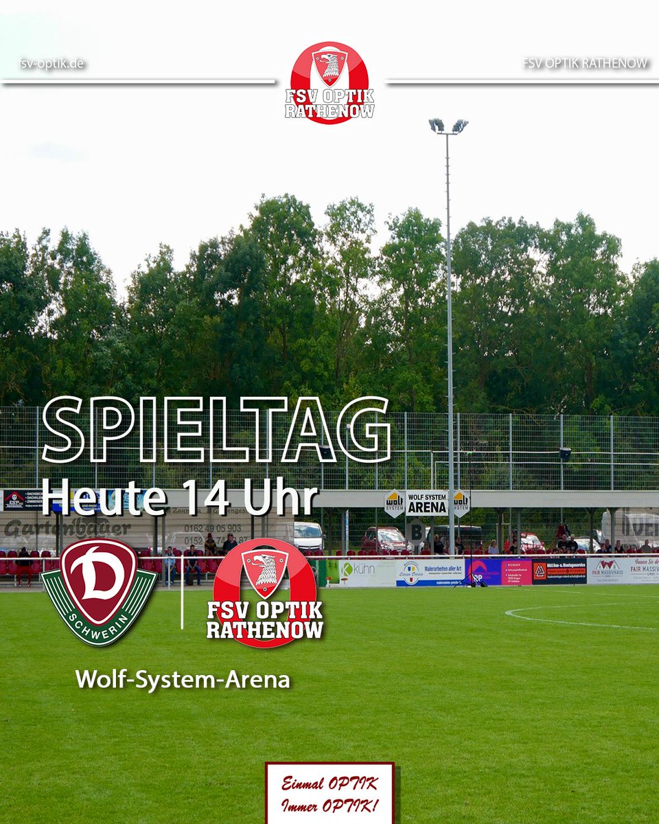 fsvoptik's tweet image. Auswärts nach #Mecklenburg: in der Landeshauptstadt bei #Dynamo Schwerin kämpfen wir heute um wichtige #Punkte. Auf geht’s Optik!