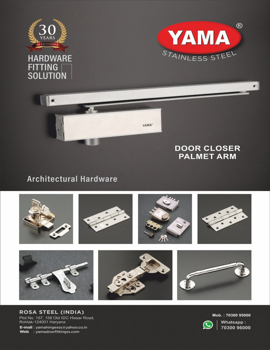 clue_hardware's tweet image. Explore Our Wide Range Online : lnkd.in/gFqRUw4W

🛠️ DEALERS &amp;amp; DISTRIBUTORS WANTED! 🤝

📞 Contact Details:
Mobile: 70300 95000
Whatsapp: 70300 96000
Web: yamadoorfittingss.com

#HardwareDealer #HardwareDistributor #ChannelPartner #YAMAHardware