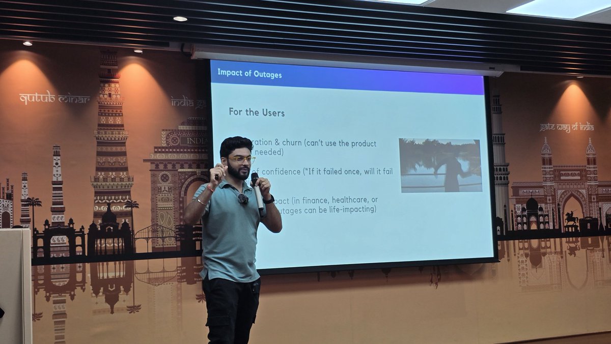 cncfhyd's tweet image. Speaking now: @PriteshKiri

AI meets Chaos Engineering! Showing how @LitmusChaos becomes your intelligent co-pilot for resilience, and also their brand new MCP server 🤖⚙️

#LitmusChaos #ChaosEngineering #CNCFHyderabad