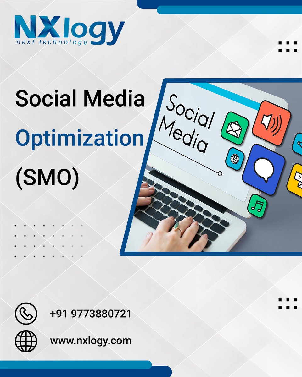 nxlogy's tweet image. ✨ Boost Your Brand with Smart Social Media Optimization (SMO)! ✨
At NXlogy Solutions, we specialize in Social Media Optimization (SMO) that helps your brand shine across all platforms.
🤳+91 9773880721
🌐nxlogy.com/services/digit…
#SocialMediaOptimization #SMO #DigitalMarketing