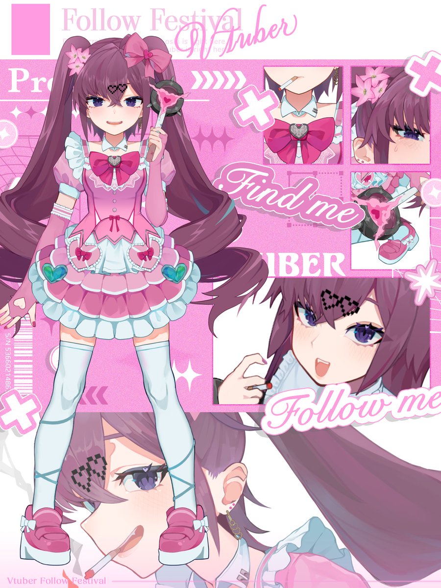 ⋆⟡ #11月のVtuberフォロー祭り✧︎*。 ヤニカスアラサー魔法少女です