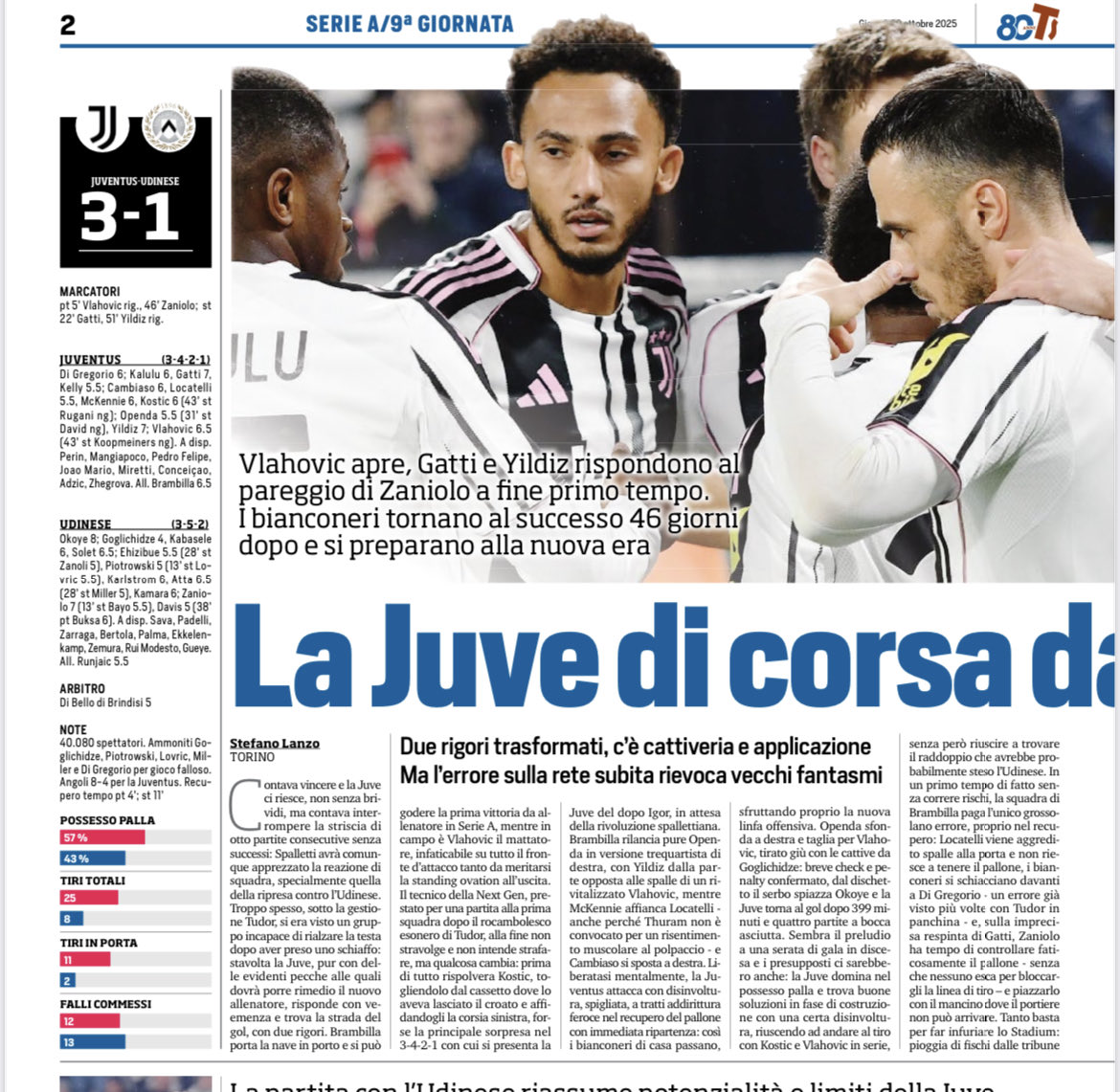 paoloangeloRF's tweet photo. #lanzo” contava vincere e La #Juve ci riesce non senza brividi ma contava interrompere la striscia di otto partite consecutive senza successi #spalletti avrà apprezzato la reazione di squadra troppo spesso si era visto un gruppo incapace di rialzare la testa dopo uno schiaffo https://t.co/kWf8AzoTt4