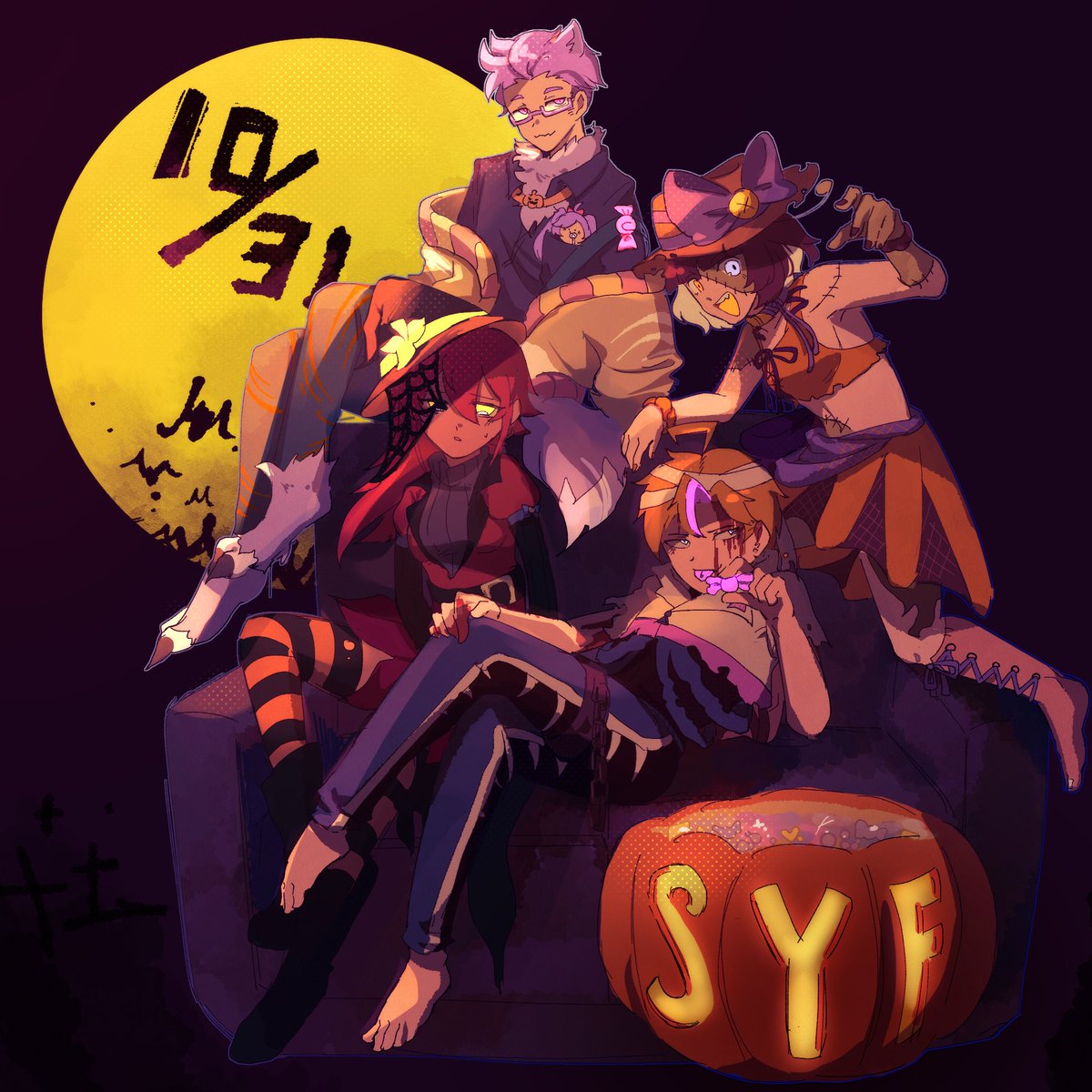 社不なのでハロウィン2日目しても許される