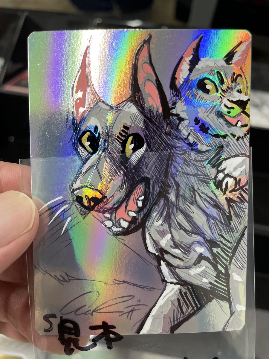 ドラゴン魔道士 サインド アーティストプルーフ ドラゴン魔道士