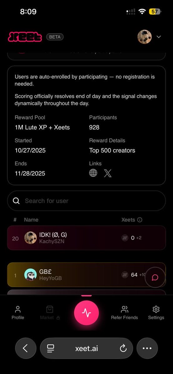 Waking up to see myself on a significant position on the <a href="/lute/">LUTE</a>  x <a href="/xeetdotai/">xeet</a> is really surprised to me.

Yes the rank is still poor but it has a story to tell soon.

We keep growing from one to another.