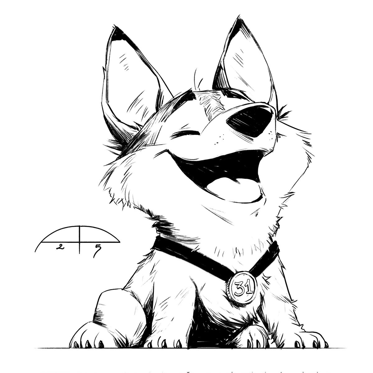 Wrapping up #Inktober2025 with this happy pup; a little symbol of joy, persistence, and creativity. Thanks for following along this month!
#inktober