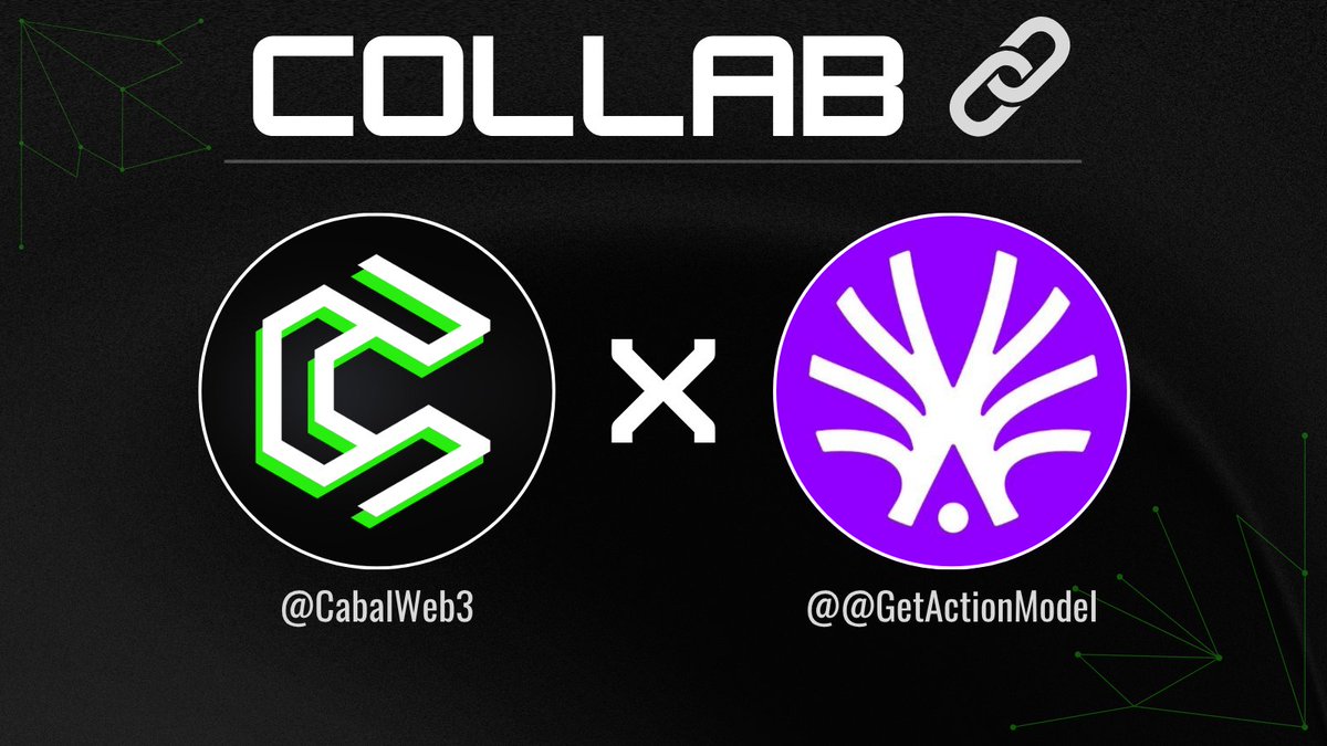 CabalWeb3's tweet image. We&apos;re happy to announce our collaboration with @GetActionModel 

A community owned AI Large Action Model, that will be able to automate daily tasks professional workflows.

Airdrops will be raffled among our discord members soon.