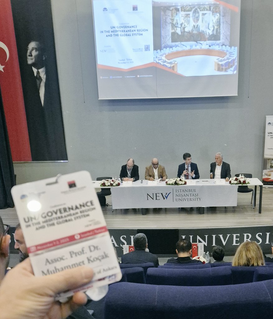 Participating at <a href="/TUBAakademi/">TÜBA</a> conference on the Eastern Mediterranean hosted by <a href="/NisantasiEdu/">İstanbul Nişantaşı Üniversitesi</a>. 

Will speak about the interaction between the changes in the international system and the (dis)order in the region in the afternoon.