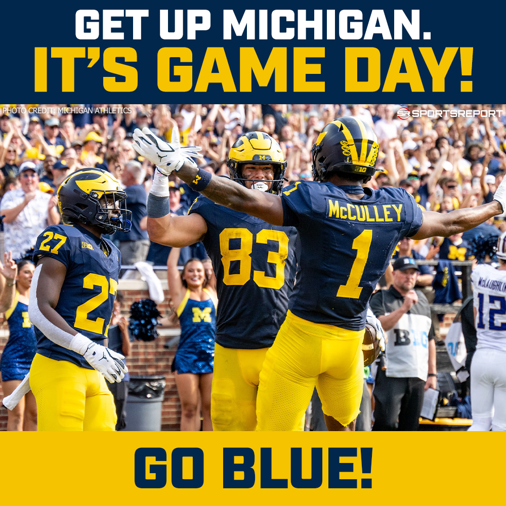 IT'S GAME DAY!!! GO BLUE!!