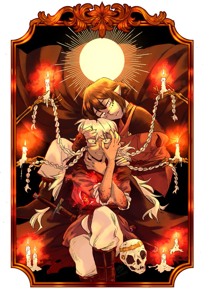 🕯️ Happy Halloween! 🕯️

Characters belong to <a href="/Koambu/">Koambu (available for work)</a> 💀✨