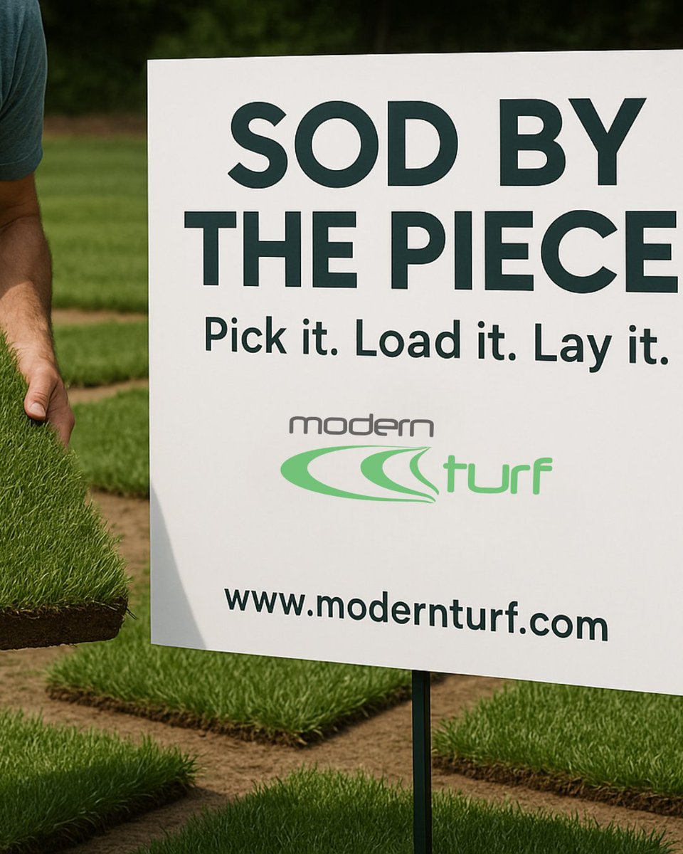ModernTurfSod's tweet image. 🚨 Fresh sod by the piece available TODAY (Nov. 1) at 10070 Farrow Rd! 
We’re here 8 a.m.–noon — come early for the best selection and let us help with your lawn + garden needs!
#ModernTurf #FreshSod #HappySodurday #Lawn #ColumbiaSC #FamilyOwned #SouthCarolina #LetsGrow