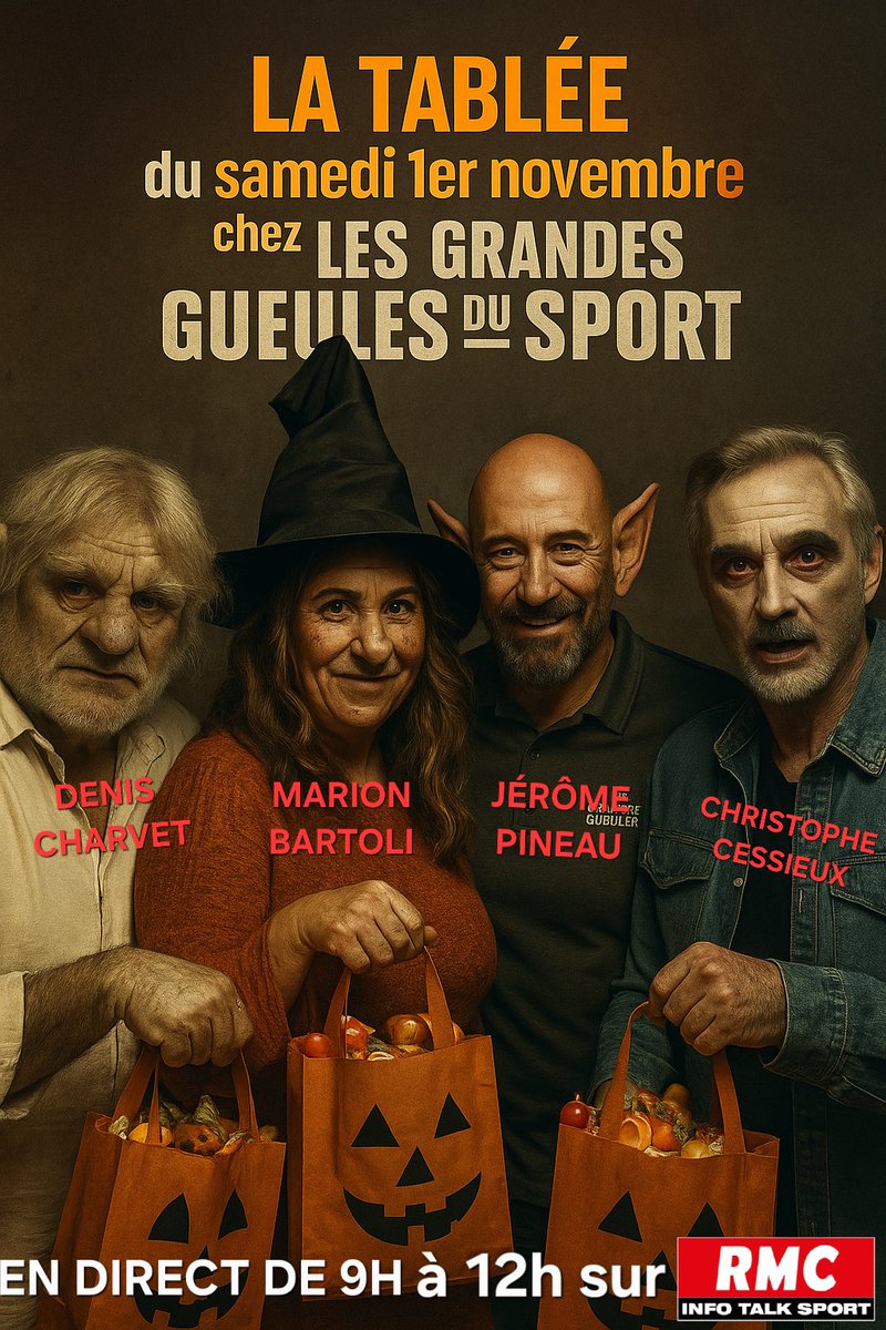 Ils seront là à 9h00 
Soyez tous au RDV !
En très grande forme 🤣🤣
#rmclive