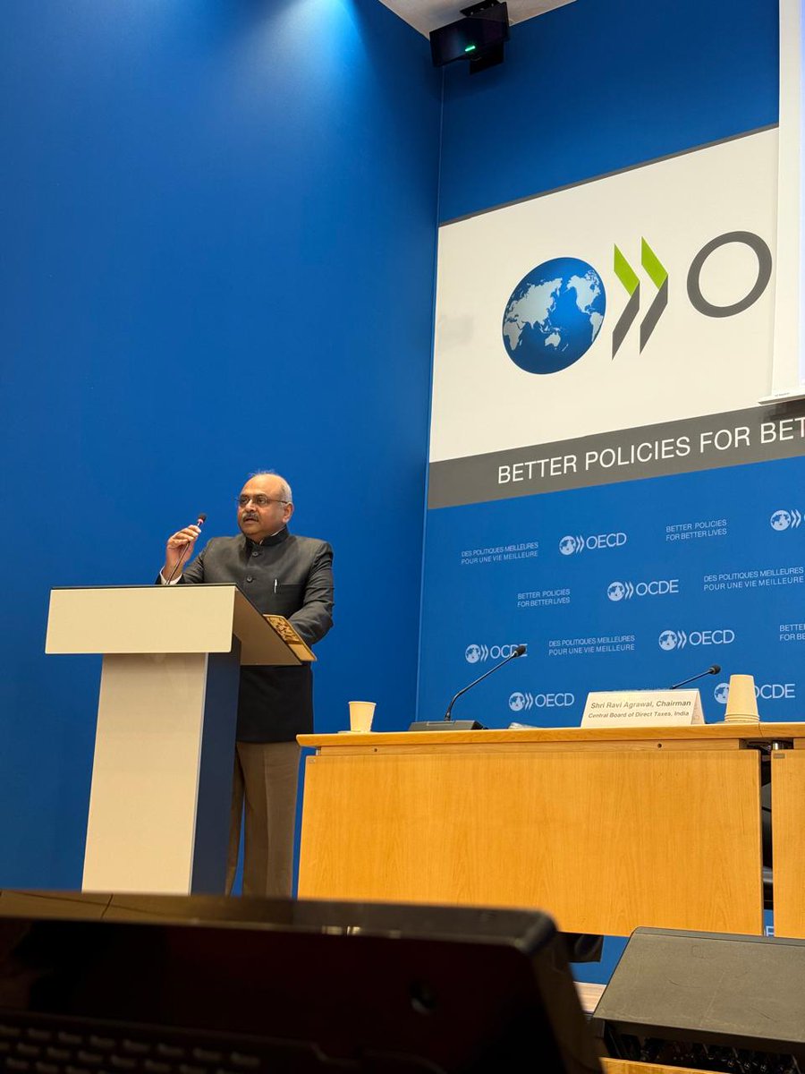 IncomeTaxIndia's tweet image. A few glimpses from the event #TaxCertaintyDay at #OECD in Paris: