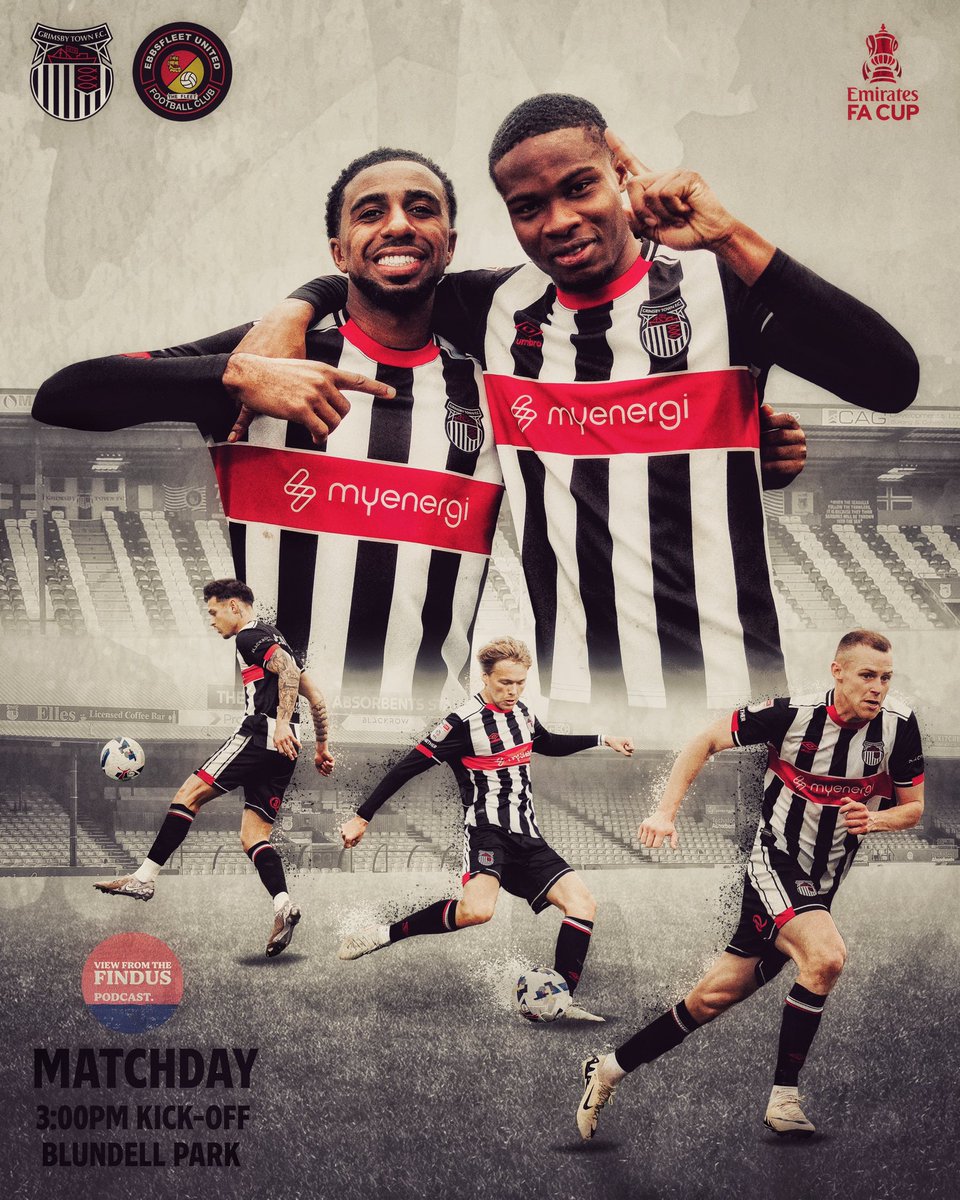 VFTFindus's tweet image. 🌑🔴MATCH-DAY🔴🌑#GTFC 

🏆FA Cup - R1
🆚Ebbsfleet (H)
🕒3:00pm
🏟️Blundell Park
⛅️Sunny intervals, 13 degrees

Can Town start another famous cup run? Will Artell make changes? 🤔

🎙️Tune into our reaction pod out Mon with Chris, Charles and @DaveLaister 

UTM

🎨@josh_visuals_
