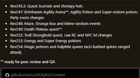 Next game update Rev 254 --> 7 Sept