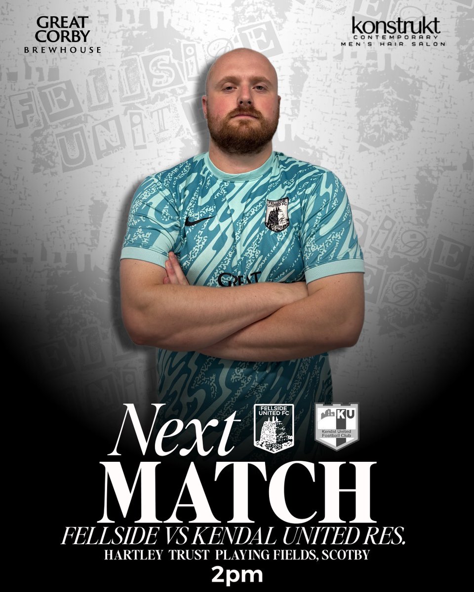 🚨 𝐌𝐀𝐓𝐂𝐇 𝐃𝐀𝐘 🚨

🆚️ <a href="/KUJFC/">Kendal United</a> Reserves
🏟 Scotby Playing Fields
🕑 2PM
🏆 <a href="/WestmorlandFL/">Westmorland Football League</a> Division 1

Another home game today as we host Kendal UTD Reserves.

⚫️⚪️

#UNITED #FELLSIDE