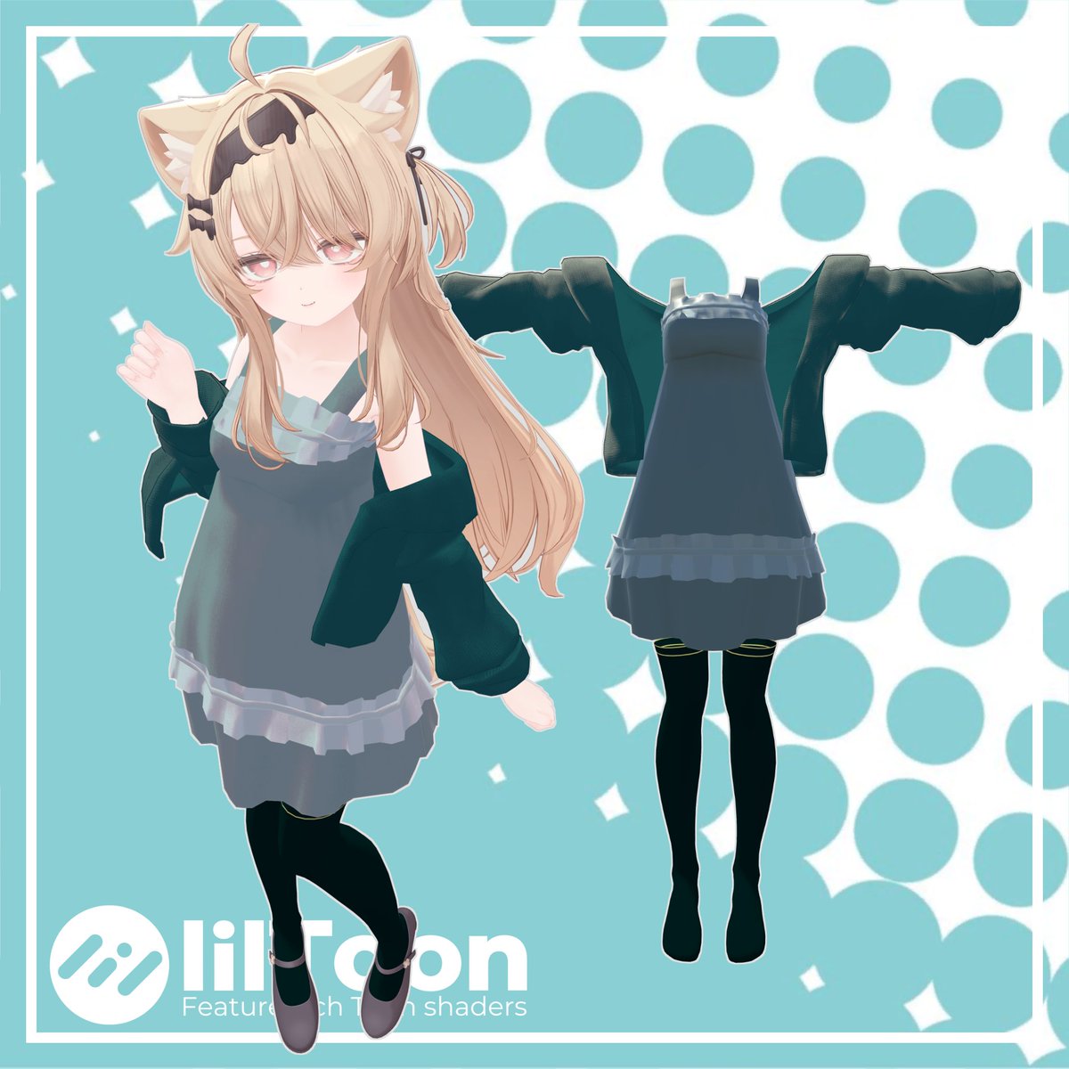 hatomugi_vrc's tweet photo. お待たせしました！
エクちゃん対応の新作衣装を販売開始しました。
https://t.co/2pgyGAmEtM
来週金曜11/7まで200円OFFセール中です。

またプレゼントキャンペーンも実施中です。
このポストをいいね&amp;ＲＴで応募
抽選で2名の方に衣装をプレゼントします。
応募期間は明日11/02の24時までです。 https://t.co/ZrugFMUI0x
